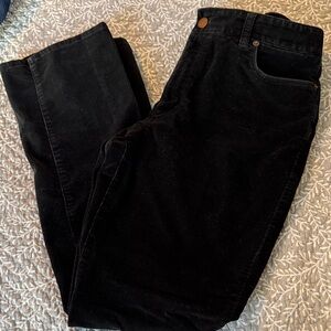 LL Bean Women’s Black Corduroy Jeans